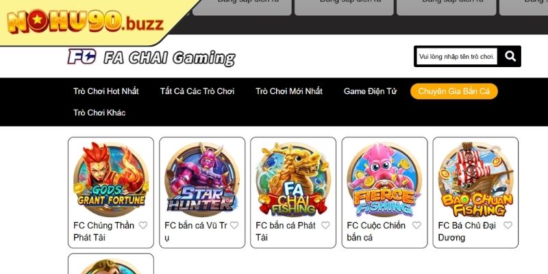 Sảnh FC NOHU90 Thiên Đường Bắn Cá Đổi Thưởng Đỉnh Cao 1 Sơ lược về sảnh FC NOHU90